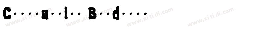 Contraption Bold字体转换